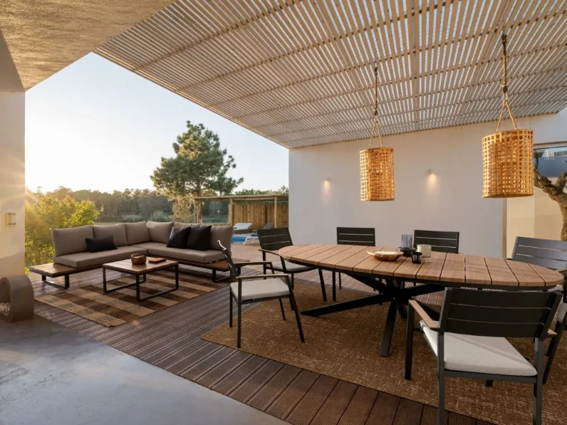 Tavolo e Sedie Zelmar in alluminio di Bizzotto