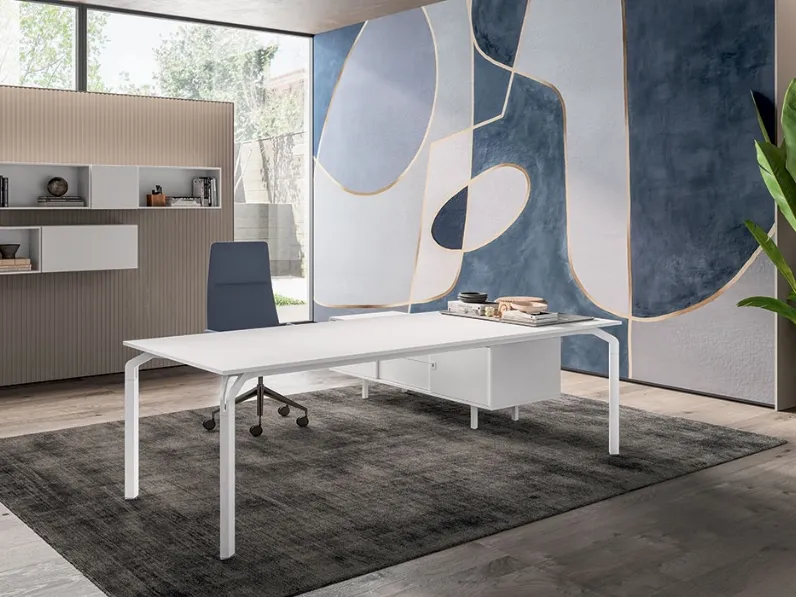 Scrivania Direzionale Yoga Laccato di About Office