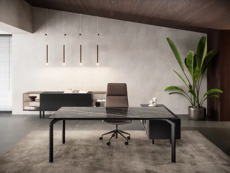 Scvrivania Direzionale Yoga Laminam® di About Office