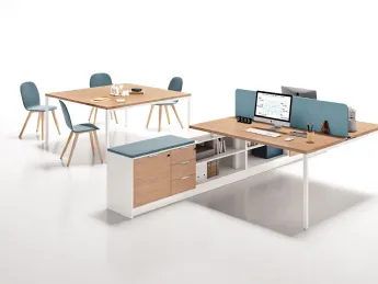 Agile Multipla 02 Scrivania Operativa