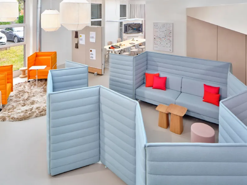 Divano ospiti e attesa in tessuto Alcove Sofa di Vitra