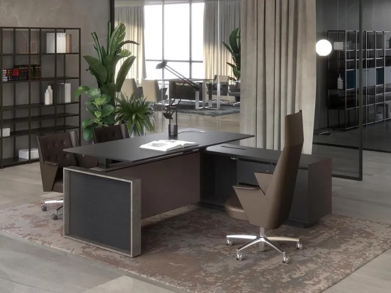 Scrivania direzionale Altagamma di Estel