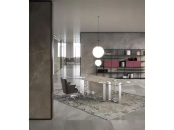 Altagamma Tavolo Scrivania direzionale Vetro