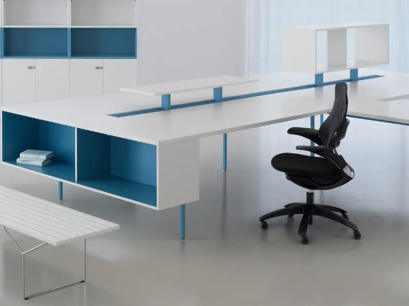 Scrivania Operativa moderna Antenna di Knoll