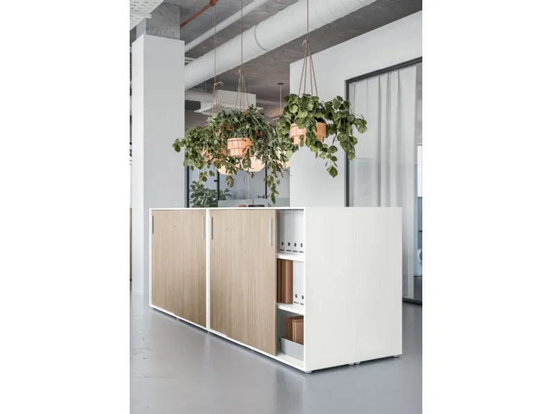 Mobile Ufficio con ante scorrevoli Ark di Walco