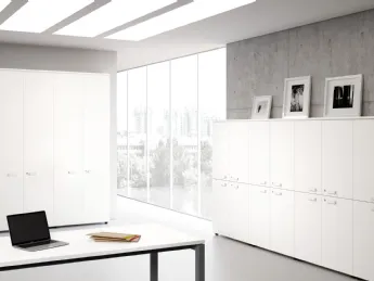 Armadio per Ufficio Bianco