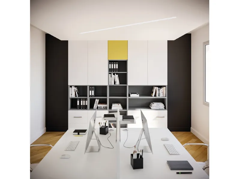 Armadio per Ufficio OF50 in laccato opaco di Giessegi