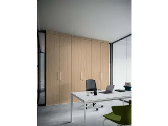 Armadio Ufficio S1 effetto legno