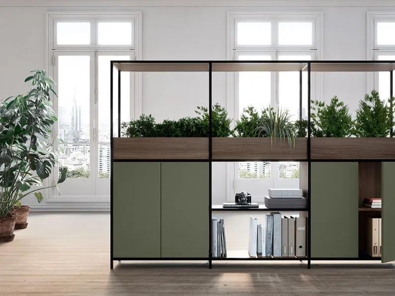 Armadio Ufficio Biblos Grid 02 di Martex