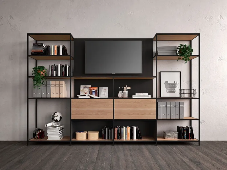 Libreria Ufficio Biblos Grid 03 di Martex