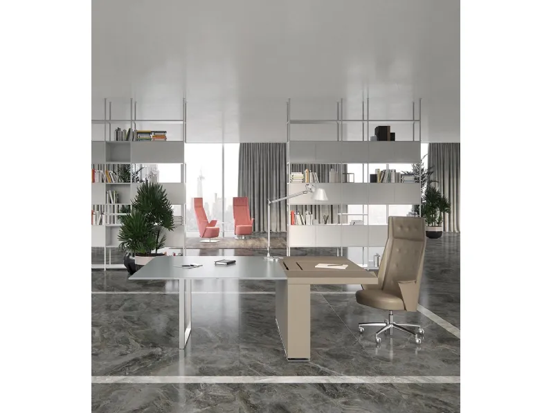 Scrivania direzionale Deck di Estel