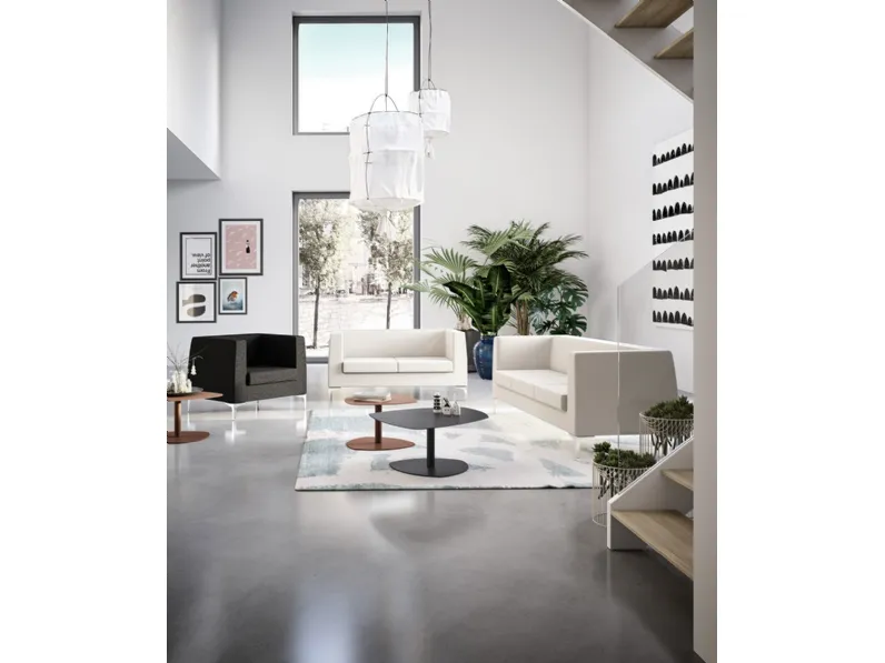 Seduta ospiti e attesa Dexter di Elleci Office