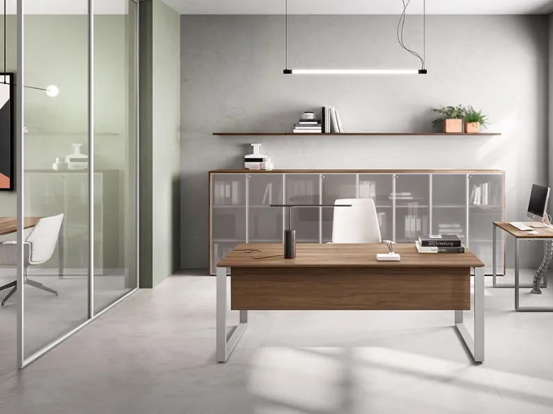 Scrivania Direzionale Funny Plus Gamba Anello di About Office