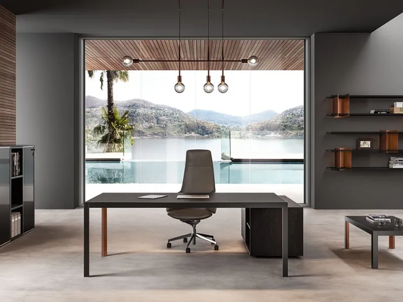 Scrivania Direzionale Hype Impiallacciato di About Office