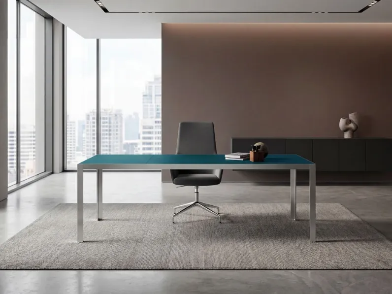 Scrivania Direzionale Hype Pelle di About Office