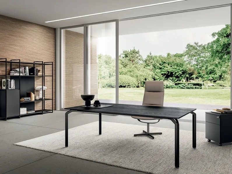 Scrivania Direzionale Yoga Melaminico di About Office