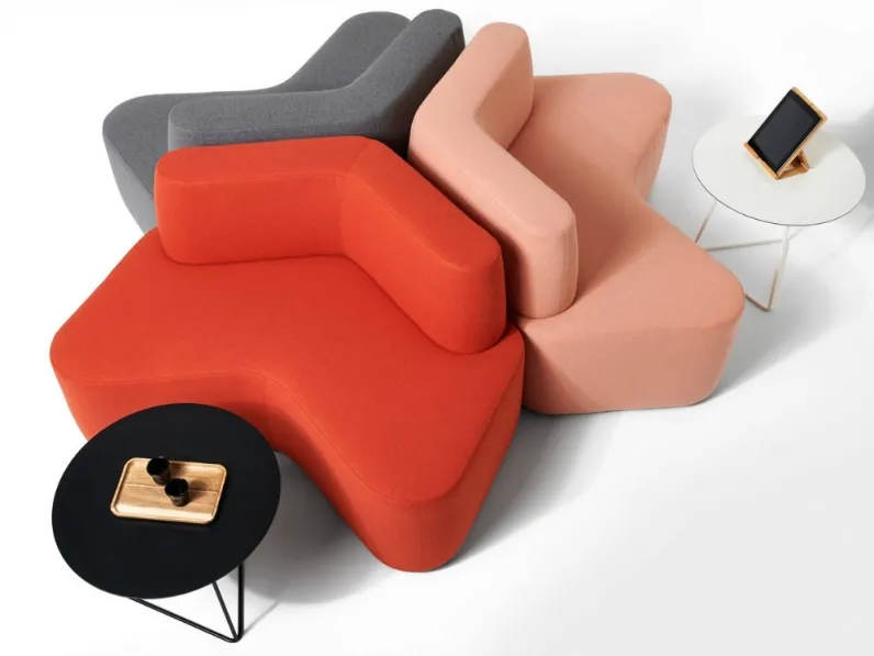 Divano ospiti e attesa Cross di Diemmeoffice