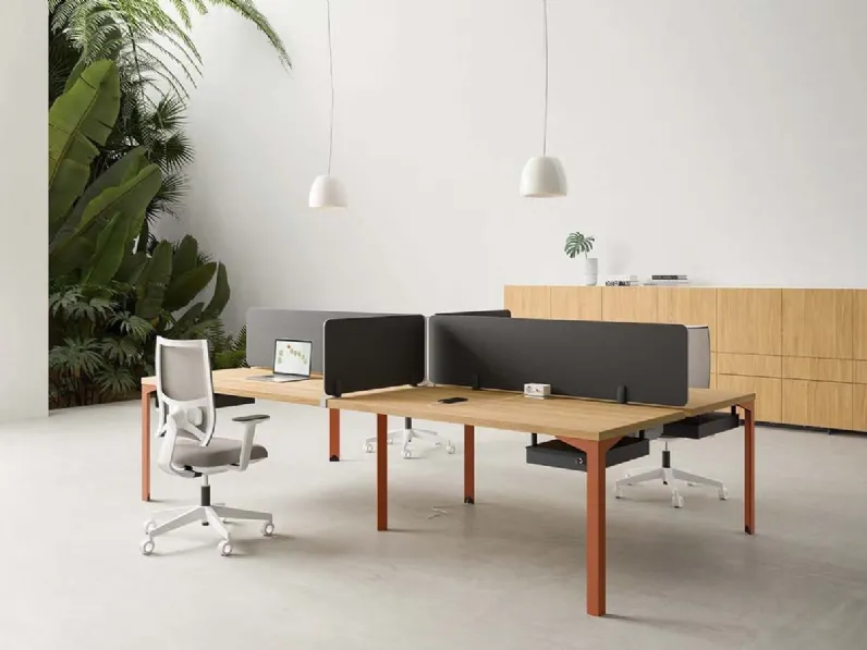 Scrivania Operativa Enna DV812 di DVO