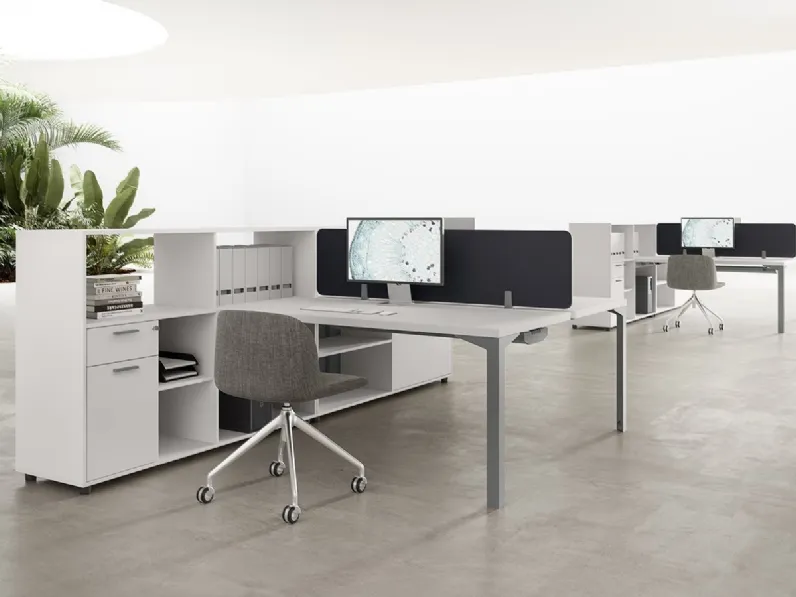 Scrivania Operativa Enna DV812 di DVO