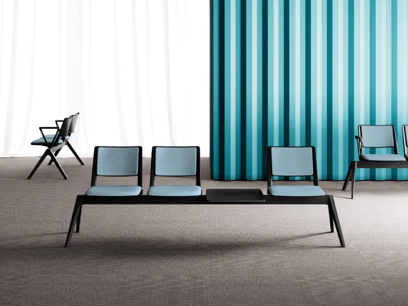 Seduta attesa F01 Bench di Las Mobili