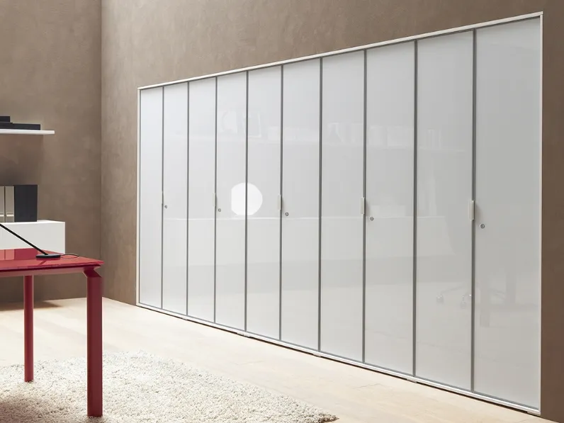 Armadio in vetro con anta battente Galaxy di Martex