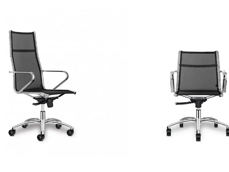 Poltrona Direzionale Ice in tessuto tecnico di IVM