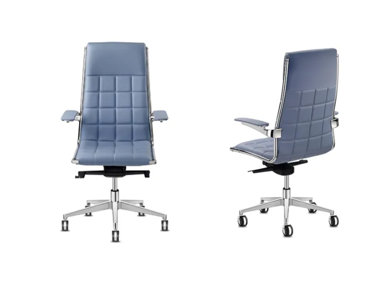 Poltrona Direzionale in pelle Vega Hit di IVM