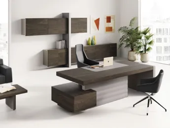 Jera Scrivania direzionale Frassino Brown