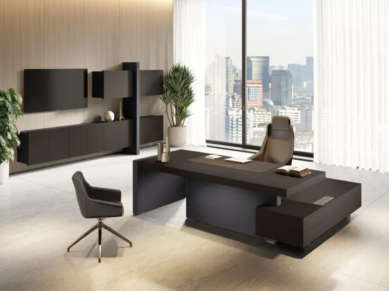 Scrivania direzionale Jera di Las Mobili