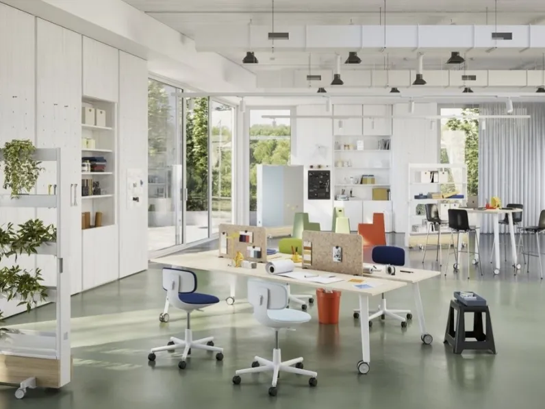 Scrivania Operativa Joyn 2 Touchdown di Vitra