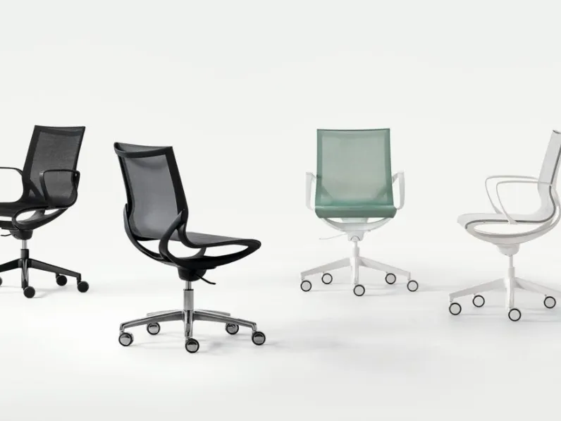 Seduta Operativa in tessuto tecnico Key Line di Kastel