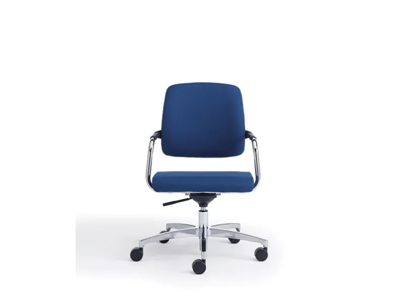 Seduta Kos Soft per ospiti e attesa in tessuto imbottito di Nahu