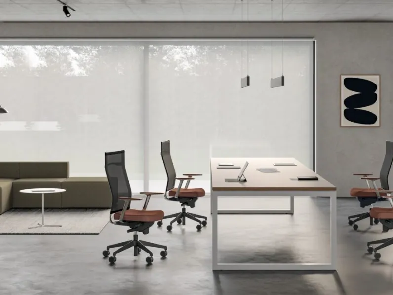 Poltrona Direzionale Kosmo Mesh di Kastel