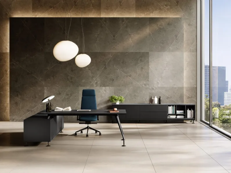 Scrivania direzionale Enosi di Las Mobili