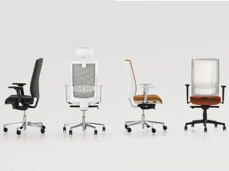 Sedia operativa ergonomica Lex di Milani