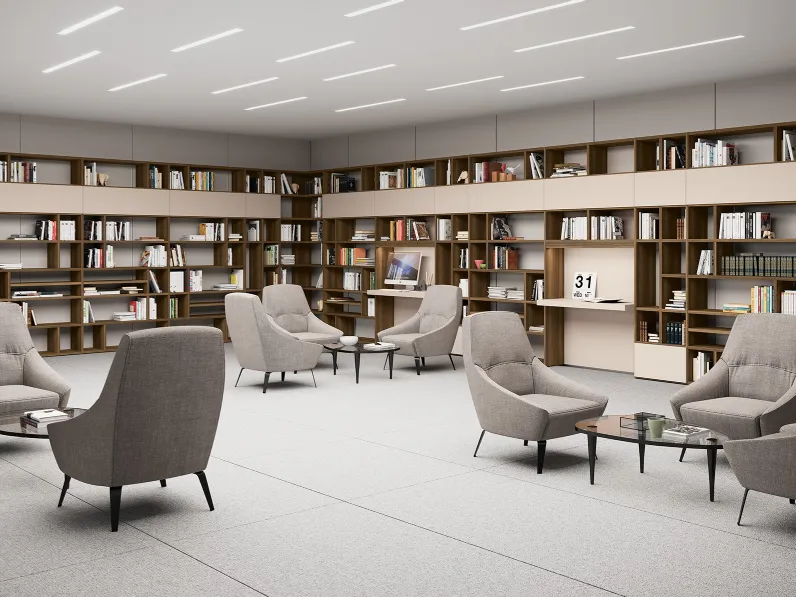 Libreria a muro di Colombini Office