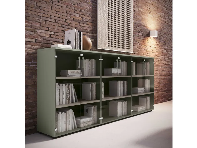 Libreria mobile basso Hub di Compir