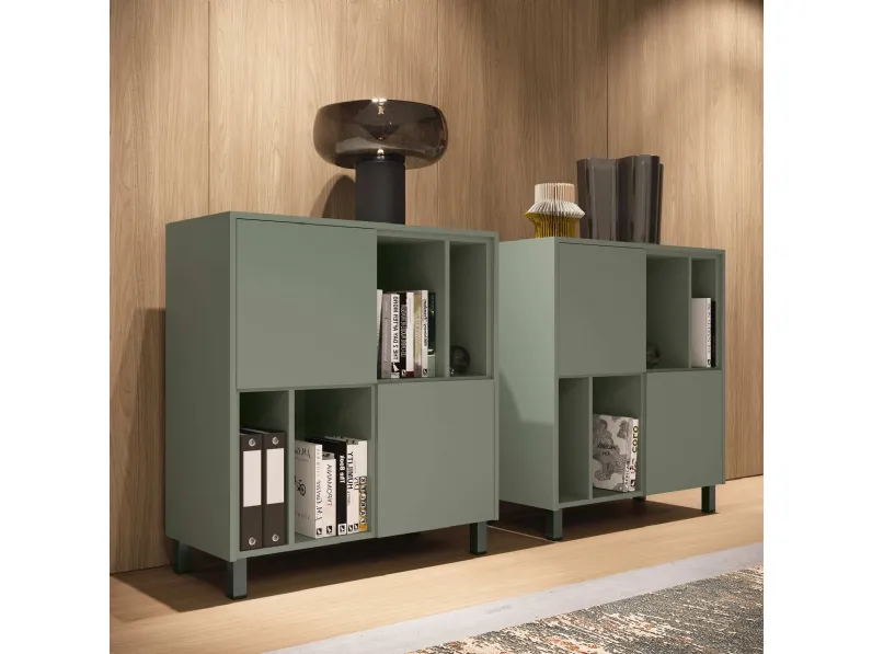 Libreria mobile basso Hub di Compir