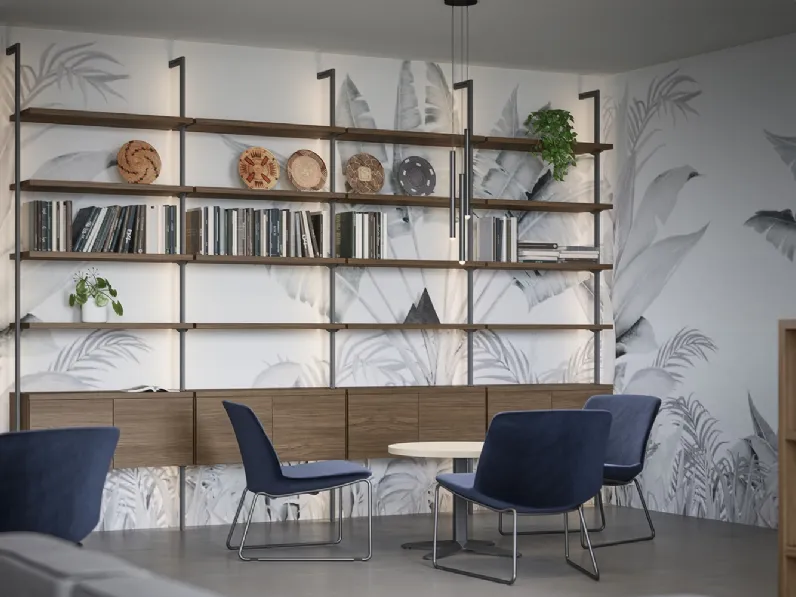 Mobile Ufficio Libreria componibile Sistema Uniko di Cinquanta3