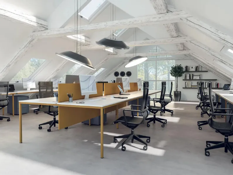 Scrivania Operativa Line 01 di MobilOfficeFurniture