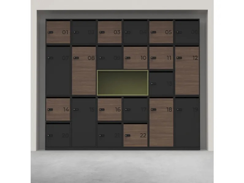 Mobile Ufficio Lockers Ubi 02 di Bralco