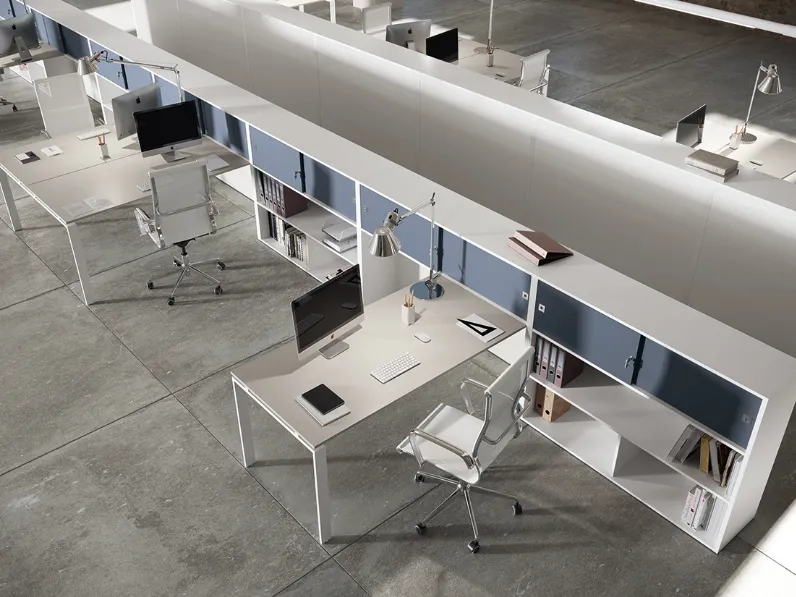Scrivania Operativa Loft anello aperto di Colombini Office
