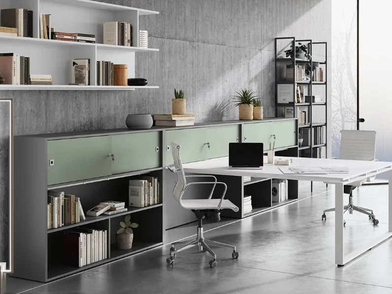 Scrivania Operativa Loft anello chiuso di Colombini Office