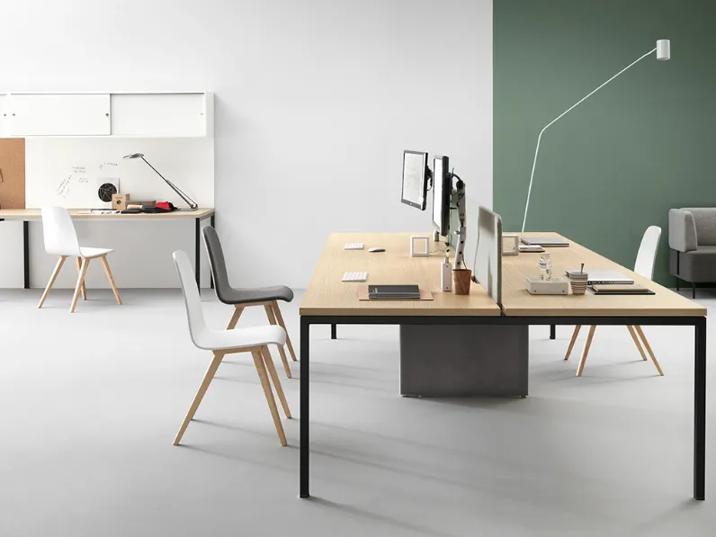 Scrivania Operativa Workstation Agile di Martex