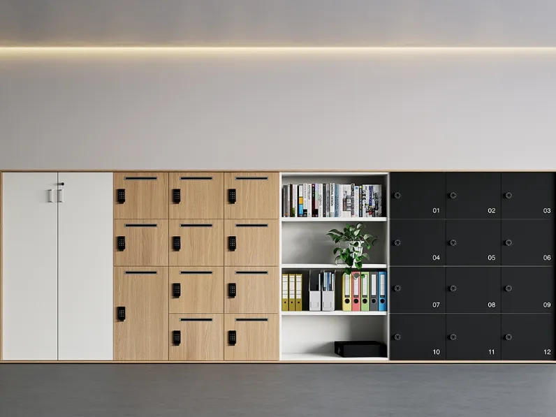 Mobile Ufficio personale Galaxy Lockers di Martex