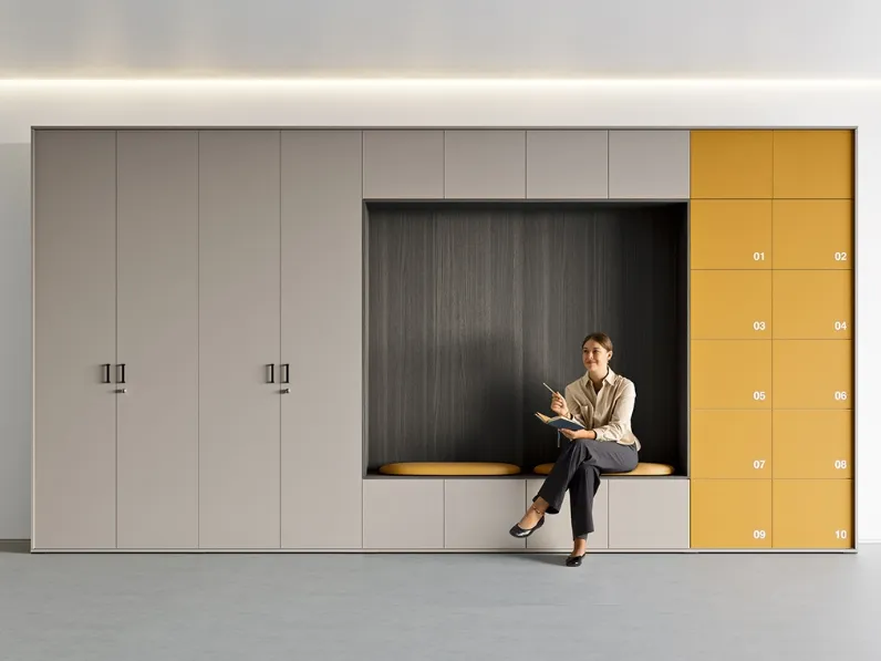 Mobile Ufficio personale Galaxy Lockers di Martex