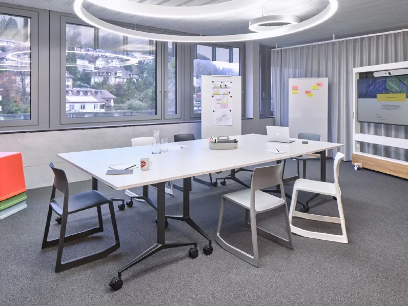 Scrivania Operativa pieghevole MedaMorph Folding Table di Vitra