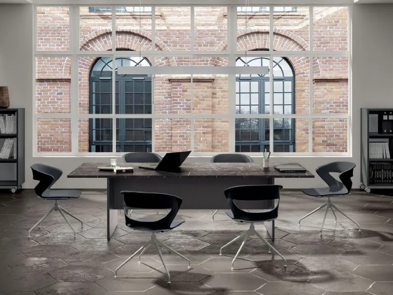 Scrivania operativa Mercurio P di Walco