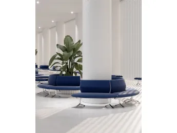 La seduta da attesa Mewa Meeting di Vaghi offre design e comfort.