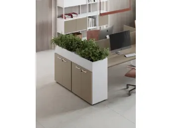 Mobile Ufficio Filo, un piano di lavoro About Office essenziale.